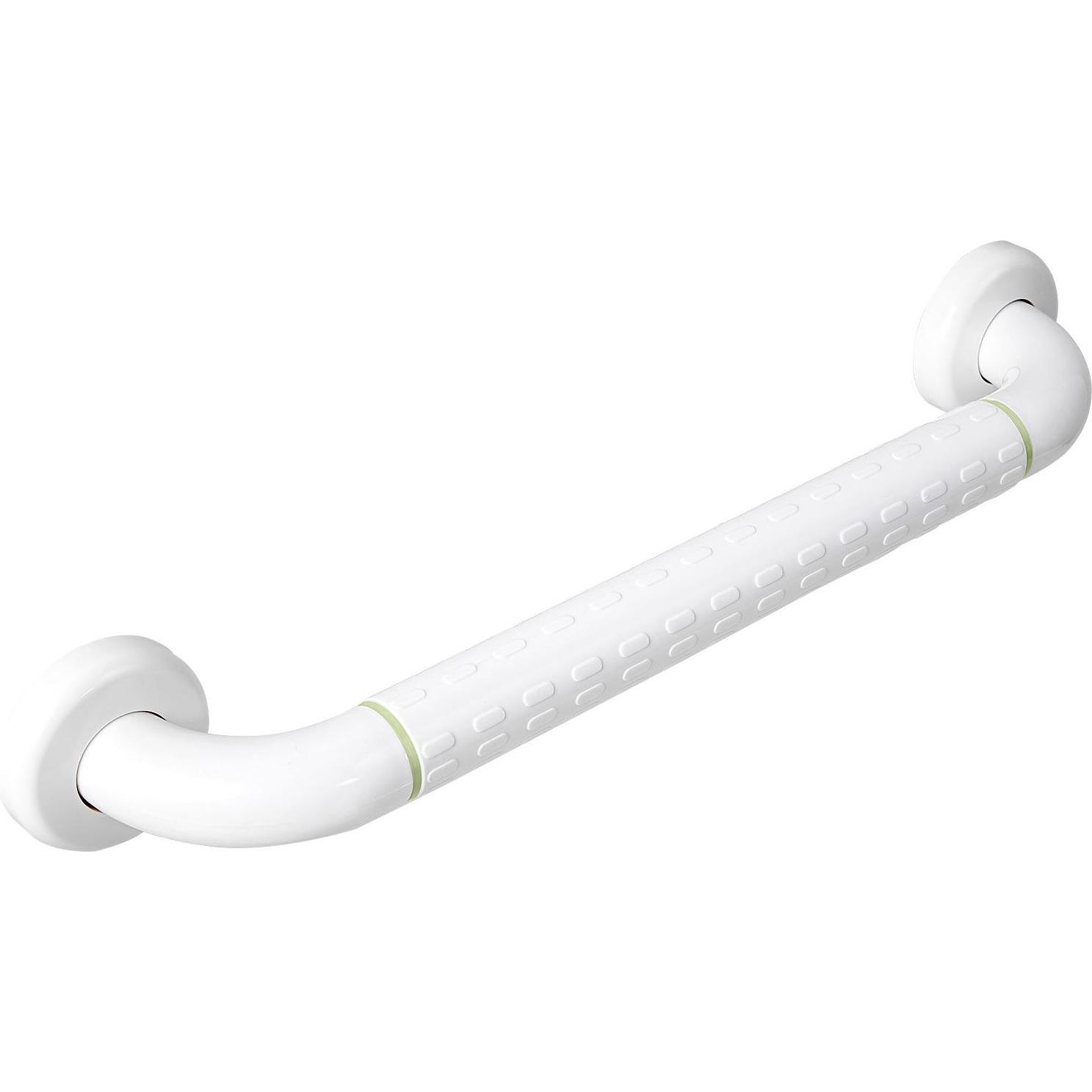 Emke, Haltegriff + Badewanneneinstiegshilfe, Badezimmer-Haltegriff Rutschfest Duschgriff, Bad oder Badewanne, 40cm, Weis...