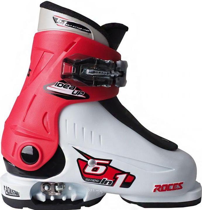 Actual product image Roces Buty narciarskie Idea Up biało-czerwono-czarne JUNIOR 450490 15 25-29 (15, 16, 17, 18, 19, 20, 21, 22, 23, 24, 25, 26, 27, 28, 29)