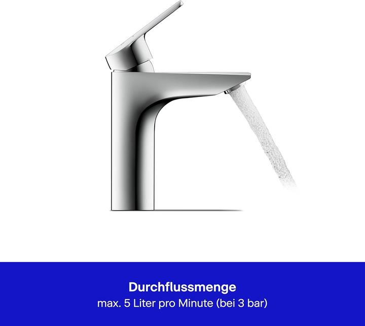 Produktbild Duravit EH-WT-MI No 1 chrom mit Zugstangen-Ablaufgarnitur