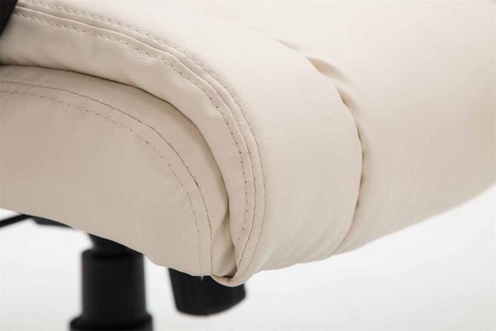 Image du produit CLP Chaise de bureau XL Sparta similicuir, crème (45 - 55 cm)