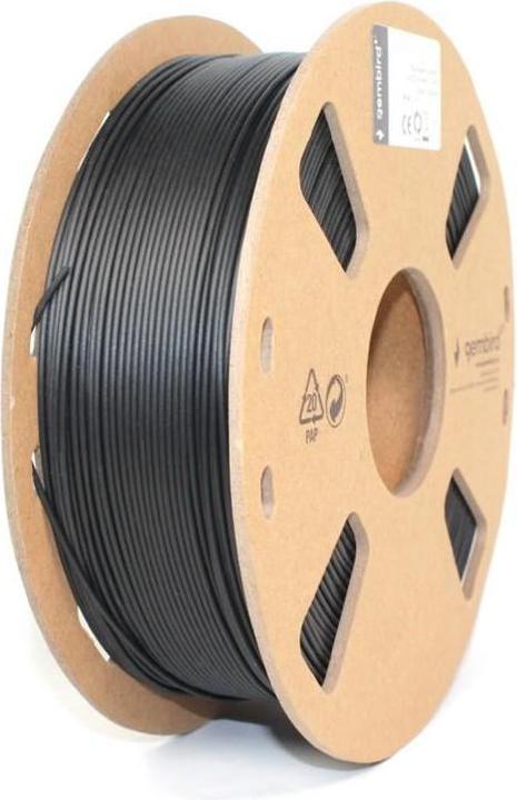 Image du produit Gembird Cassette de filament PLA bobine étroite (PLA, 1.75 mm, 1000 g, Noir)