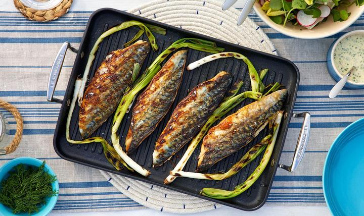 Produktbild Le Creuset Grillplatte mit Rillen (Grillpfanne, Aluminium, 35 x 8 cm)