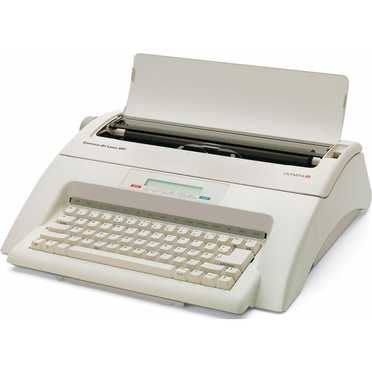 Olympia, Schreibmaschine Zubehör, Carrera de luxe MD, LCD