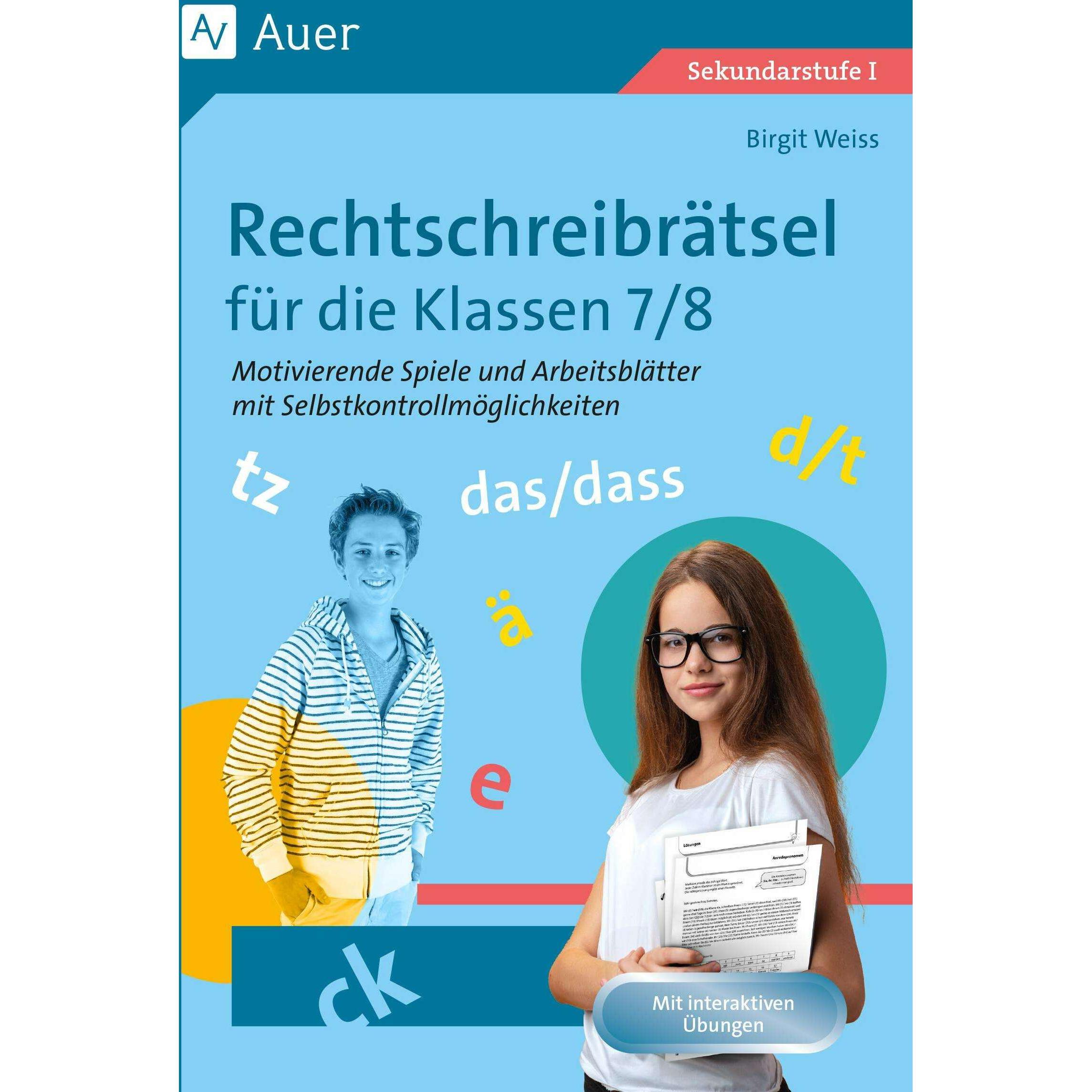 Thumbnail - Weiss:Rechtschreibrätsel für die Klasse, Schulbücher von Birgit Weiss