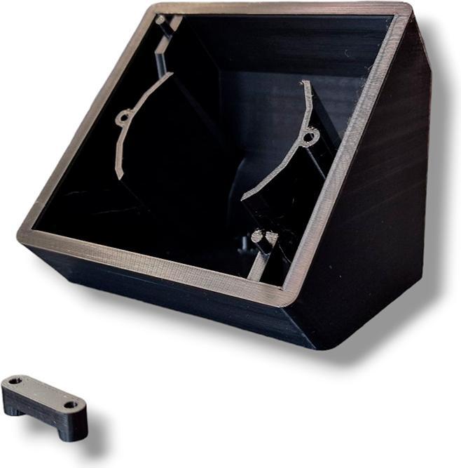 Image du produit Light Solutions Shelly - Wall Display bordstander - 45 grader - Sort