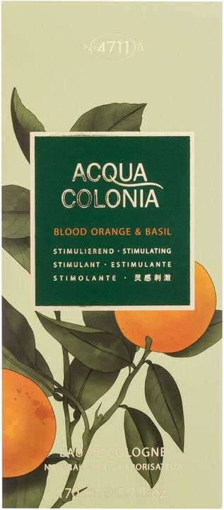 Immagine prodotto Acqua Colonia 4711 Acqua Colonia arancia rossa e basilico (Eau de cologne, 170 ml)