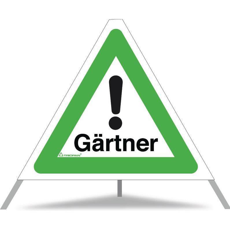 Triopan, Sicherheitskennzeichnung, Faltsignal Gärtner