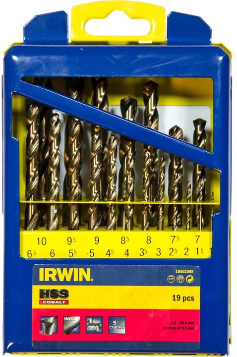 Actual product image Stanley Drill set HSS Cobalt 1-10 mm 19 pcs (1.0 - 10.0 mm)