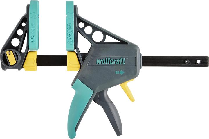 Produktbild wolfcraft Einhandzwinge EHZ „PRO“ 100/150 mm (150 mm)