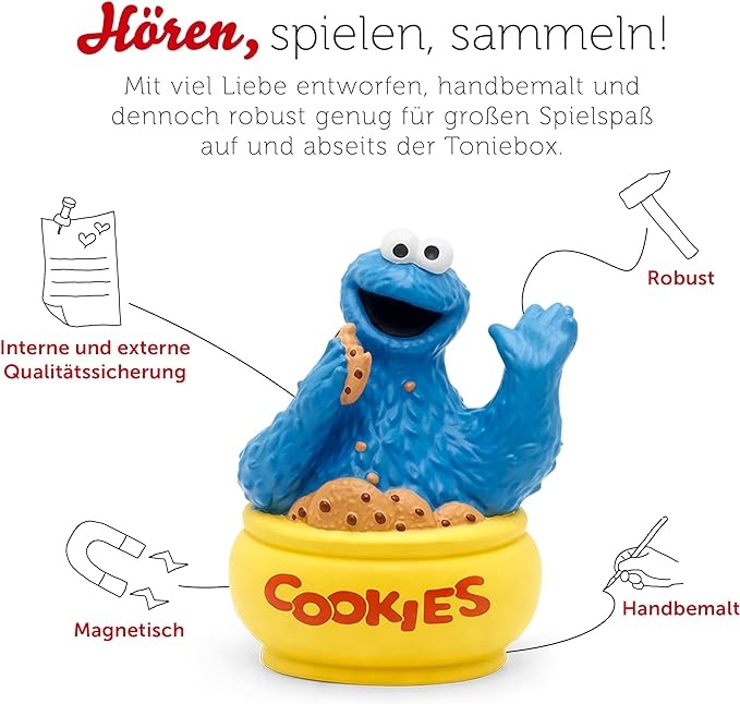 Actual product image Tonies Sesame Street - Cookie Monster's Munching Fun (German)