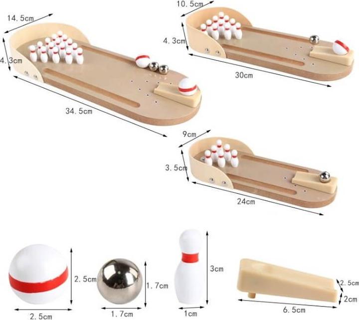 Actual product image Cover-Discount Mini table bowling game