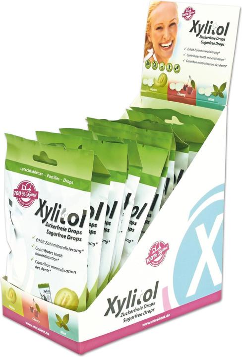 Actual product image Miradent Xylitol Drops Melon