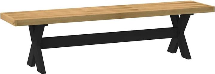 vidaXL Banc de salle à manger NOAIN pieds en X 180x40x45 cm pin massif (180 cm)