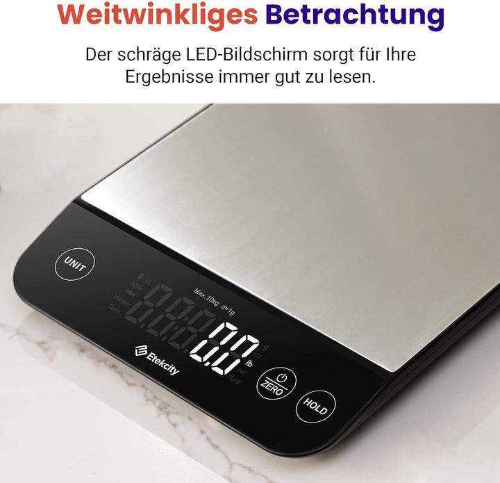 Actual product image Etekcity Digitale Küchenwaage