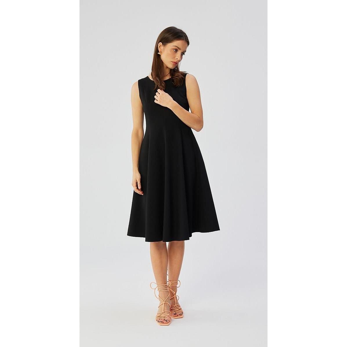 Stylove, Damen, Kleider, Alltagskleid, Schwarz, (XXL)