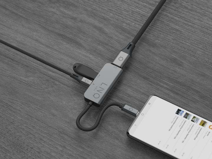 Produktbild LINQ Connects 3in1 USB-C Multiport Hub (USB-C, 1 Port)