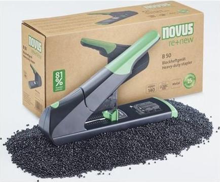 Produktbild Novus Blockheftgerät B 50 re+new (140 Blätter)