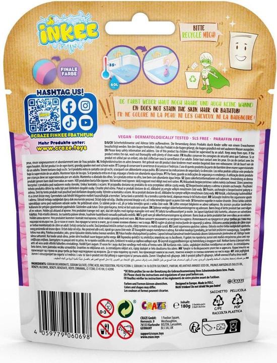 Produktbild Craze Inkee Rainbow World (Badekugeln)