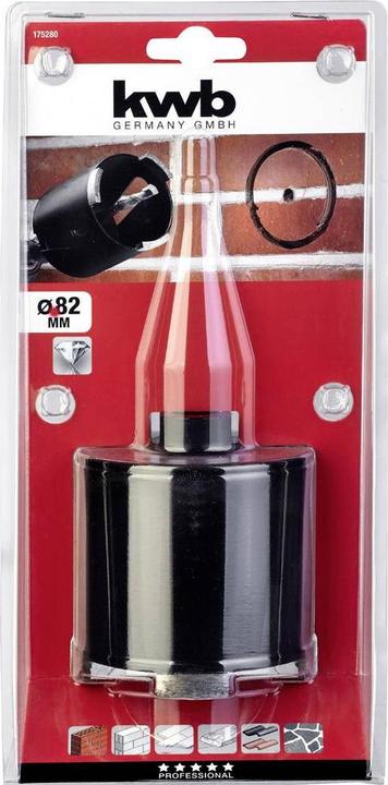 Produktbild kwb DIAMANT Bohrkrone 80mm (82 Millimeter)