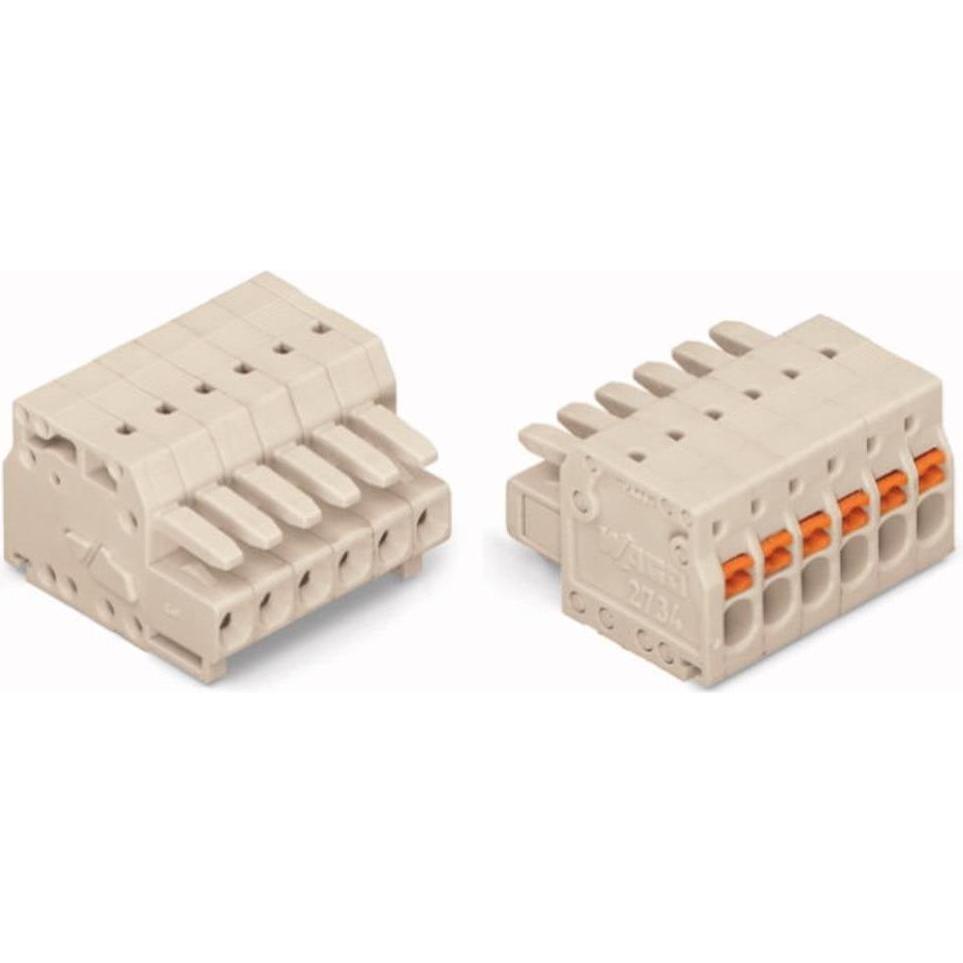 Wago Connettore femmina, Cavo + Spina elettrica, Grigio