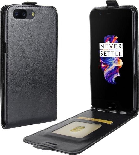 Produktbild MU Classic Crazy Horse Leder Flipcase (OnePlus 5)