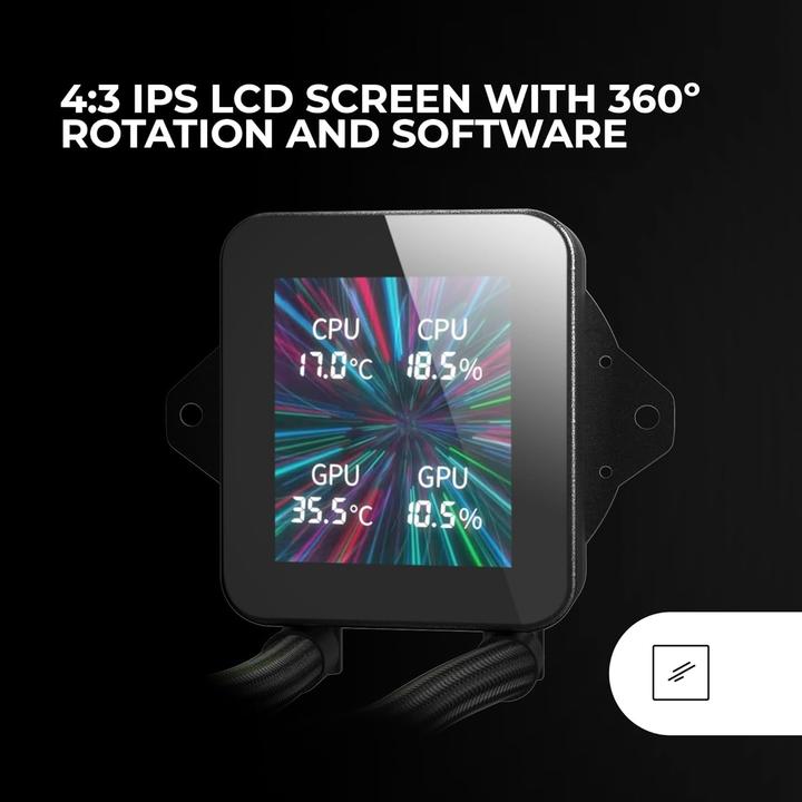 Image du produit Mars Gaming Kit Watercooling Aio Ml-Vision RGB - 240mm (Noir)