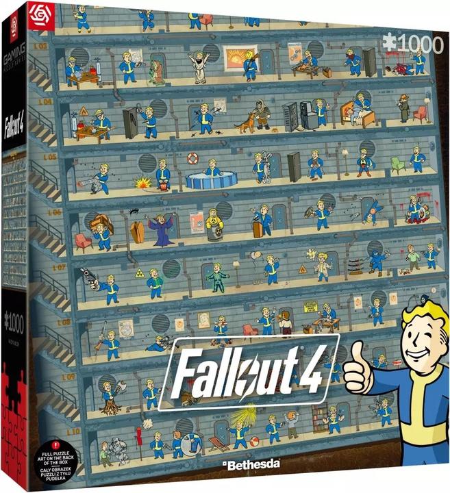 Actual product image Good Loot Puzzle Gaming Puzzle: Fallout 4 Perk Poster 1000 elementów (1000 pieces)
