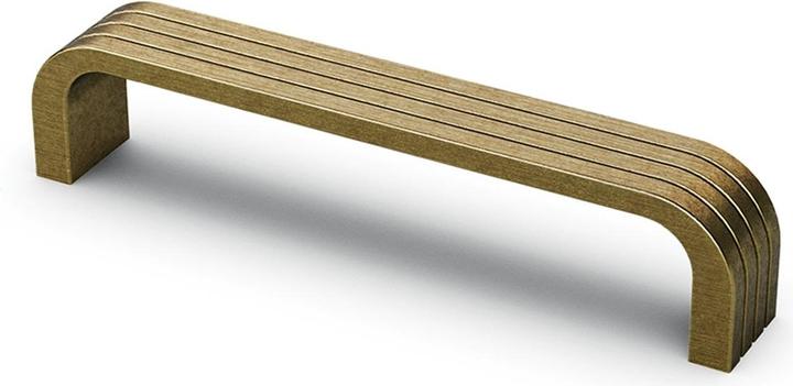 Produktbild Hettich Griff Pomezia Messing Optik antik 128 mm