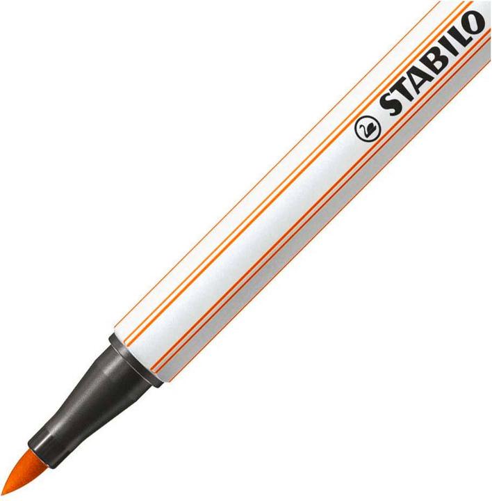 Produktbild STABILO Pen 68 brush Premium-Filzstift (Gelbrot, Gelb, Rot, 1 x)