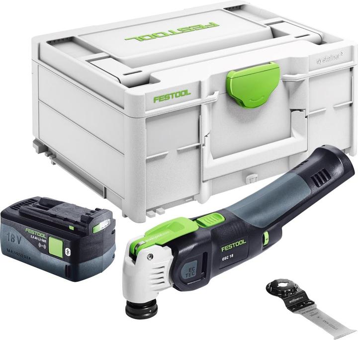 Actual product image Festool VECTURO OSC 18 E-Basic Battery Oscillator 18 V Starlock Max Brushless + 1x rechargeable battery 5.0