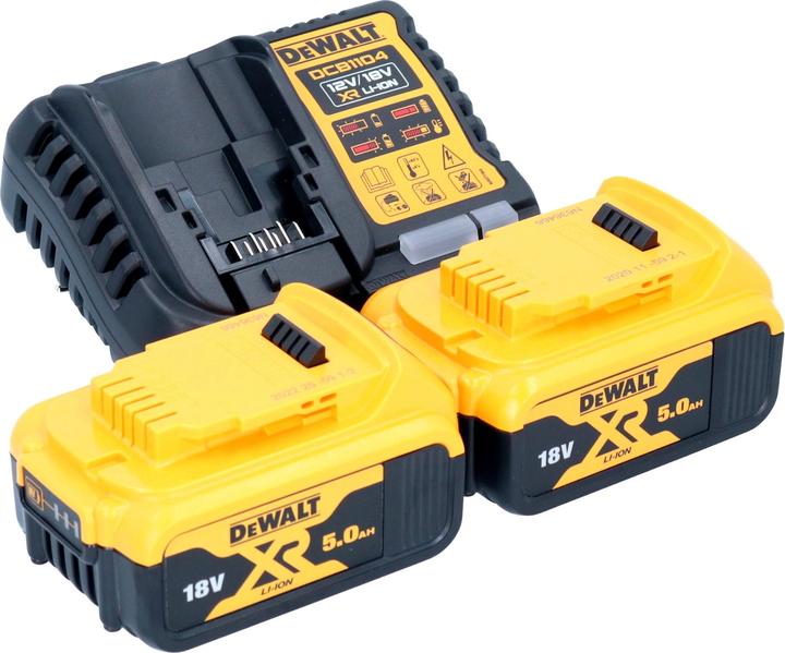 Actual product image DeWalt DCV 501 LP2 Akku Stabsauger 18 V 0,7 l Staubklasse L + 2x Akku 5,0 Ah + Ladegerät