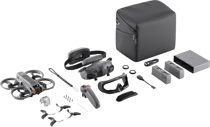 Produktbild DJI Avata 2 Fly More Combo (Three Batteries) (23 min, 377 g, 12 Mpx)