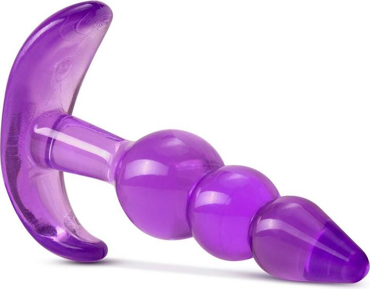 Produktbild Blush B Yours Triple Beaded See Through Soft Flexible Easy Insertion Comfortable Butt Plug - 3 1/4 I