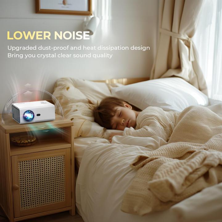 Actual product image Yuzino 4K Mini Beamer (Full HD, 18000 lm)