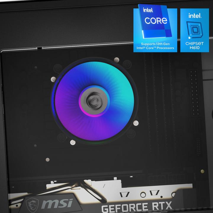 Produktbild MSI MAG Infinite S3 13NUD-1017FR (1000 GB, 16 GB, Intel Core i7-13700F, GeForce RTX 4060 Ti)