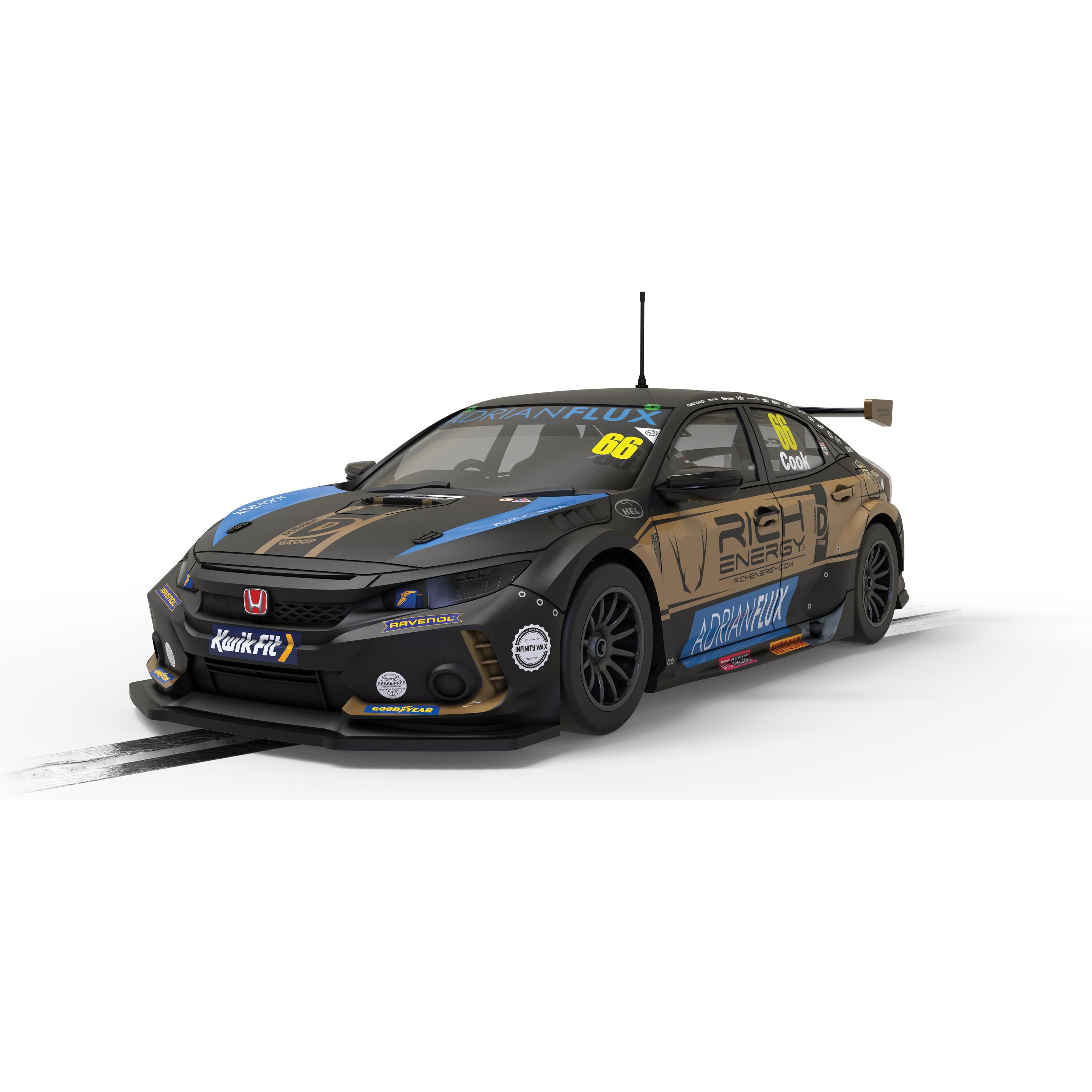 Scalextric Honda civic FK8 Type R - BTCC 2022 -BTC Racing Josh Cook