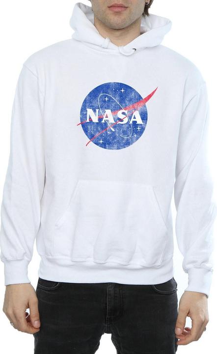 Actual product image Nasa Mens Insignia Cotton Logo Hoodie (L)