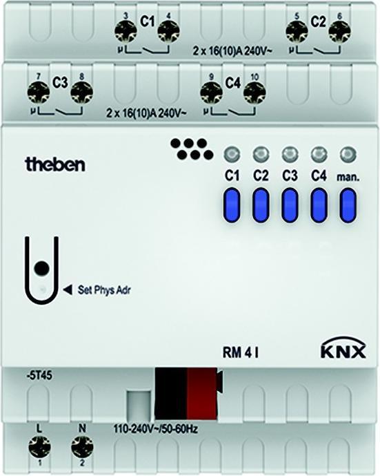 Theben Rm 4 I Knx (Actionneur de commutation)