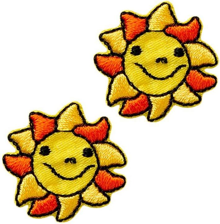 Produktbild Mono Quick Sonne mit Gesicht 2 Stück (2 Stk., 2.50 x 2.50 cm)