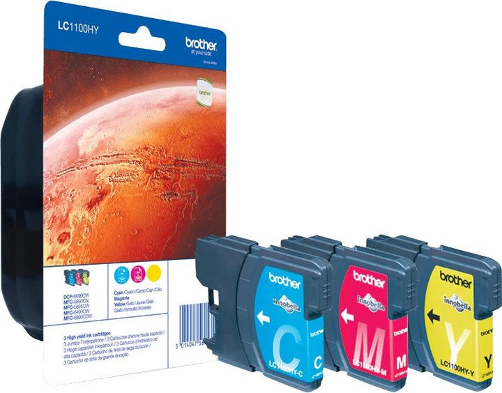 Produktbild Brother LC-1100HY RAINBOWPACK C/M/Y (M, C, Y)