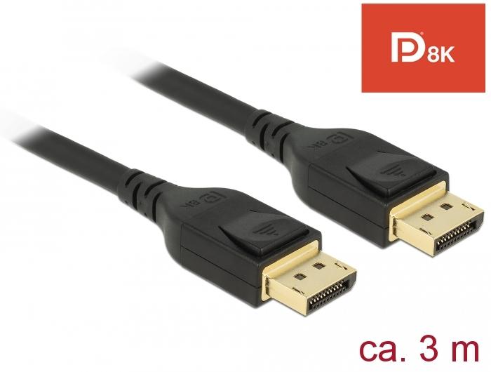 Produktbild Delock DisplayPort — DisplayPort (3 m, DisplayPort, 1.4)