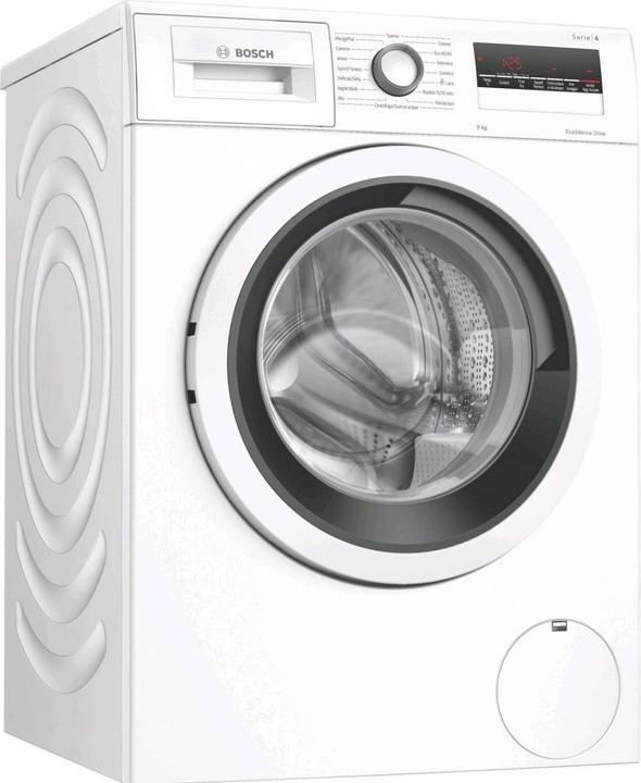 Actual product image Bosch Hausgeräte Series 4 front-loading washing machine 9 kgAllergyPlusHygienePlus, 1400 rpm, C IT (9 kg, Left)
