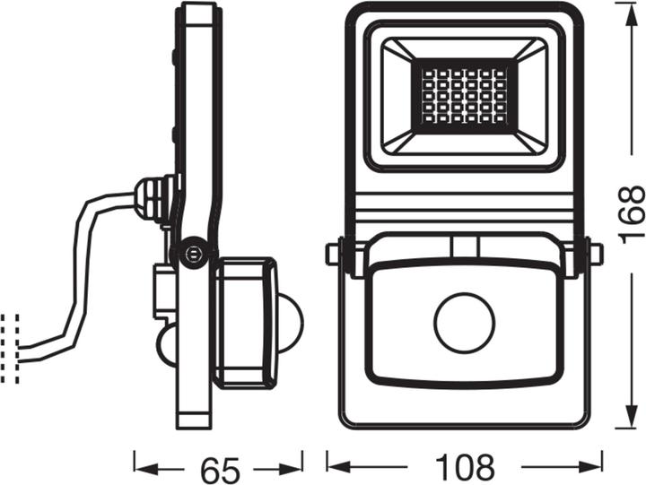 Immagine prodotto Ledvance OSRAM LED Fluter ENDURA Flood Sensor Cool White PCR Neutralweiss 4099854487026 (1800 lm, IP44)