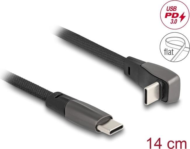 Actual product image Delock USB 2.0 ribbon cable USB Type-C plug to USB Type (0.14 m, USB 2.0)