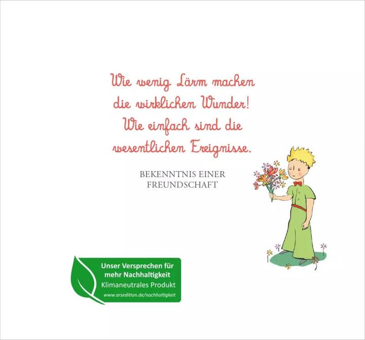 Actual product image Aufsteller Spiral Wünsche kleine Prinz (German, Antoine de Saint Exupéry, 2023)