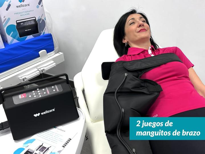 Produktbild Quirumed Pressotherapie für Zuhause, 6 Modi, 9 Druckstufen, Ganzkörper-Massage, Timer