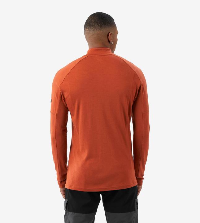 Produktbild Forclaz Langarmshirt Herren Brustreissverschluss - Merino Resist braun (L)