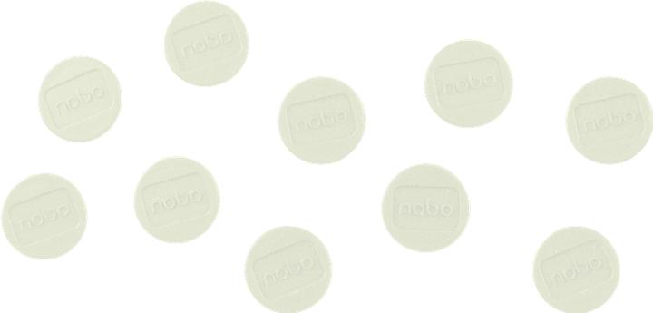 Immagine prodotto Nobo Magnete rotondo 24mm 1915294 bianco 10 pezzi (10x)