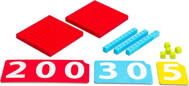 Actual product image Akros Interdidact Large Numbers - Basic Ten Learning Set (French)