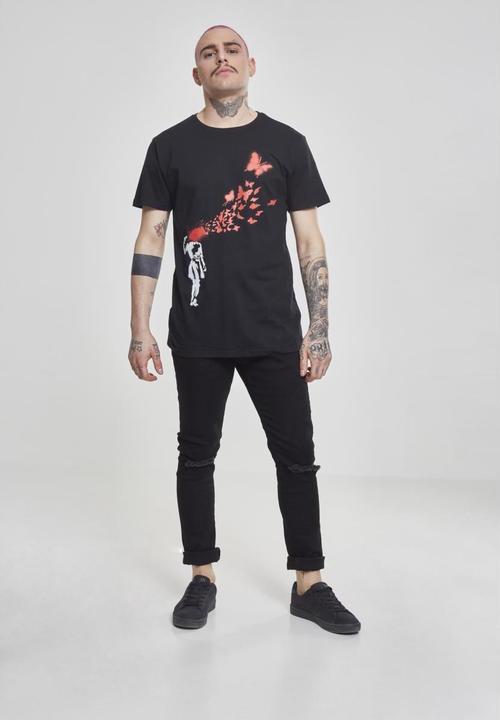 Produktbild Merchcode Brandalised - Banksy's Graffiti Butterfly Tee (S)